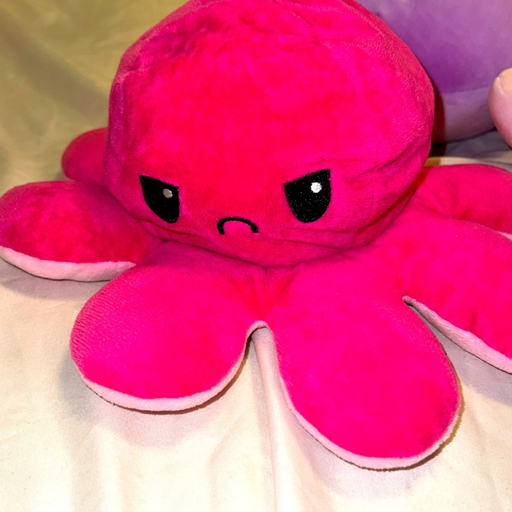 Two sided stuffed octopus